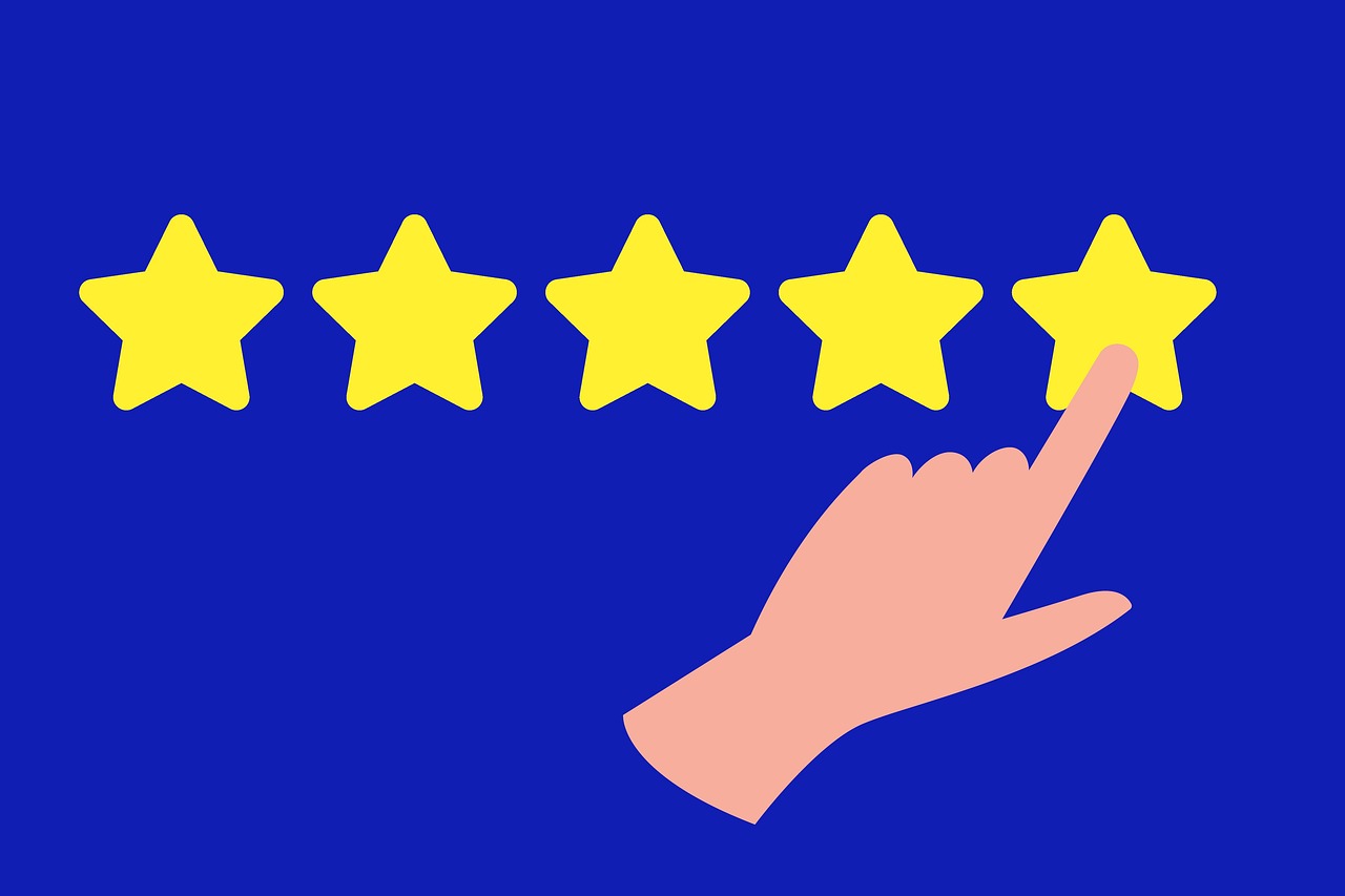 Hand reaching for a five-star rating symbolizing acceptance, healing, and the journey of letting go of parenthood to embrace life childfree not by choice."